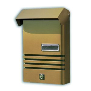 Pastkaste XER zelta krāsā