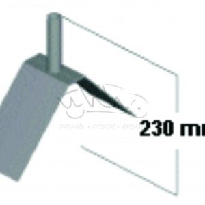 Vēja rādītāja vertikālais stiprinājums