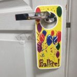 Durvju rokturu plāksne Ballīte